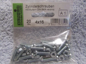 Zylinderschrauben m8  4x16 - Bild 1 von 1