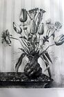 François BROCHET gravure originale Nature morte aux tulipes Signée et justifiée