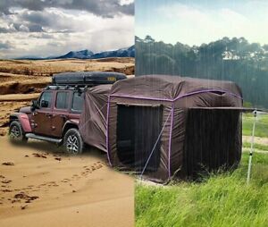 Portable Camping Car Trunk Tent SUV pop up tailgate canopy shade festival 