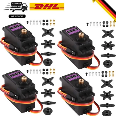 4X MG996R Digital Gear RC Lenk Torque Servo Tower RC Modellbau für Auto Boot DE - Bild 1 von 4