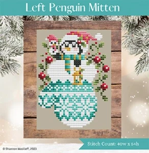 Left Penguin Mitten~Shannon  Christine Designs - Picture 1 of 1