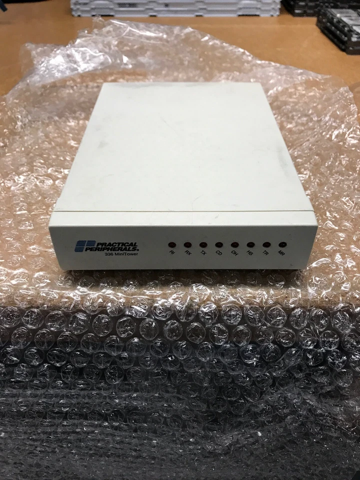 Practical Peripherals PM366  Model 4719us External Modem with AC Adapter - Image 1 of 1