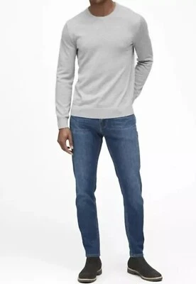 Camisa Banana Republic Para Hombre XL Gris Manga Larga Waffle Crew Estilo Henley Foto 1 de 4