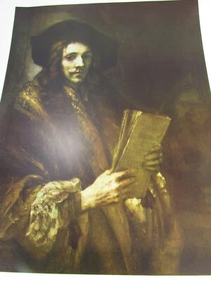Vintage Rembrandt Print Portrait of a Young Man 31212 - Image 1 of 4