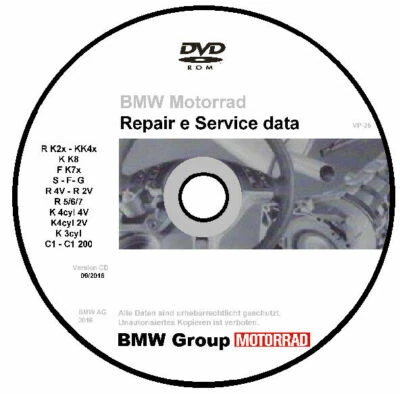 BMW Motorrad Repair and Service Data ed. 01/2017 - vers. WIN ISO - ITA - NO CD - Immagine 1 di 4