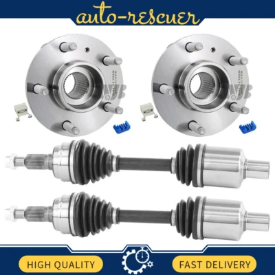 Eje CV + cojinete de cubo de rueda para Cadillac DeVille 4,6 L 2002 2003 2004 2005 Foto 1 de 4