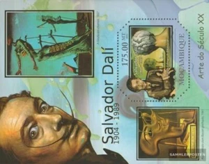 Stamps Mosambik 2011 Mi miniature sheet 483 MNH 2011 Paintings of Salvador Dali - Picture 1 of 1