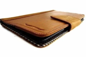 Echt Voll Leder Hülle für Apple iPad Mini 3 Kreditkartenfächer Magnet - Bild 1 von 7