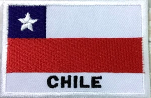 Flag of CHILE Patch Embroidered IRON ON or SEWN NEW - Picture 1 of 1