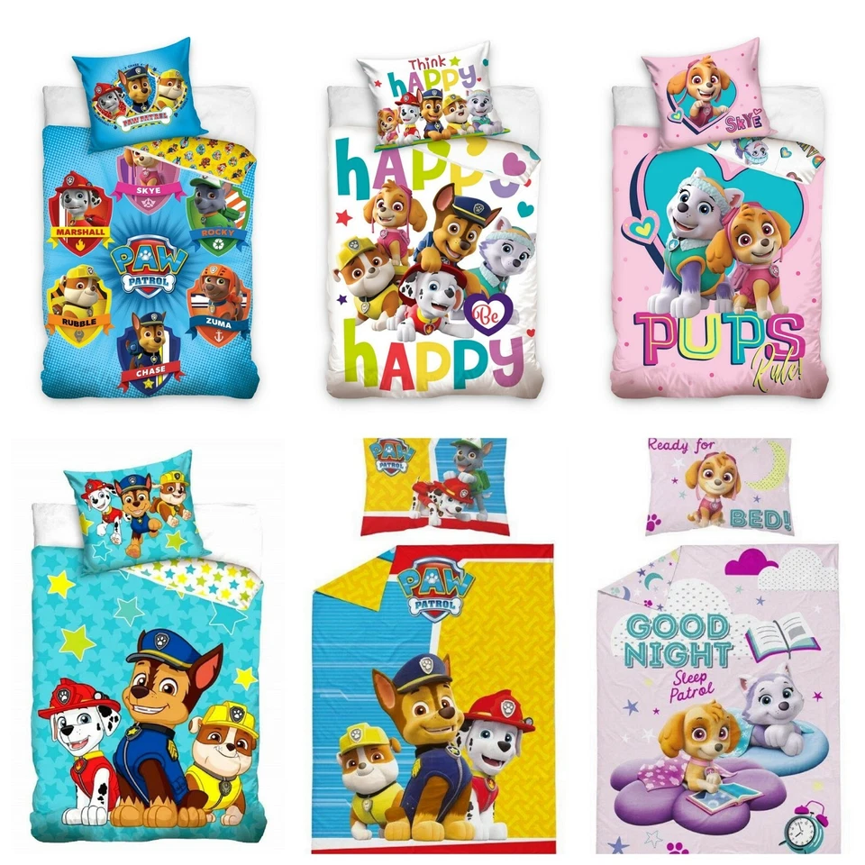 SPIN MASTER PAW PATROL Paw Patrol Kinderbettwäsche Babybettwäsche 100x135 cm Tweety Tom Jerry