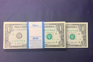 1977 $1.00 FRN Consecutive BEP Pack - Picture 1 of 8