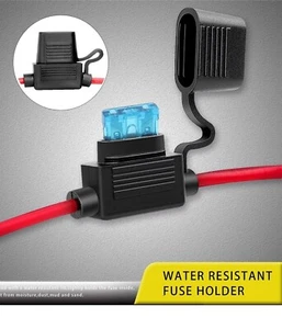 12 Gauage ATC/ATO Inline Sicherungshalter mit 15A und 20A Sicherungen - Bild 1 von 3
