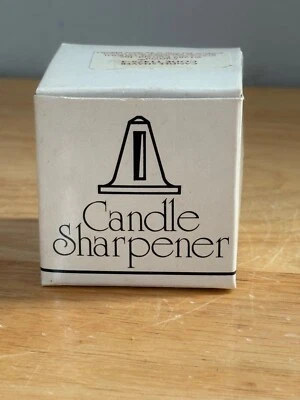 Afilador de velas actual 1989 vintage de Biedermann & Sons Inc. Caja Original Foto 1 de 4