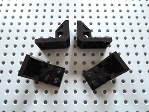 Lego 4 x Bracket Winkel Träger Konverter Sitz 4598 schwarz 2x3-2x2 - Bild 1 von 1