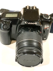 Cannon EOS Rebel S II Film Camera w/ 28-80mm 1.35-5.6 0.38/1.3ft zoom Lens - Picture 1 of 8