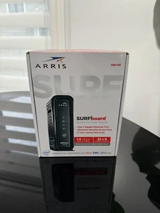 ARRIS SURFboard SB6190 DOCSIS 3.0 32 x 8 Gigabit Cable Modem 1 Gbps White - Picture 1 of 6