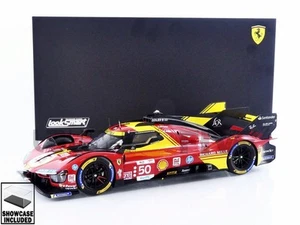 LOOKSMART 1/18 - FERRARI 499P HYPERCAR - WINNER LE MANS 2024 LS18LM048 - Picture 1 of 12