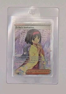 Erikas Einladung - Pokemon Scharlachrot & Violett 151 196/165 Full Art Ultra Rare - Bild 1 von 14