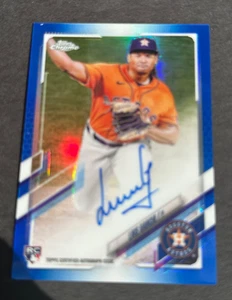 2021 Topps Chrome - Rookie Autographs Luis Garcia #RA-LGA Blue Refractor /150... - Bild 1 von 3