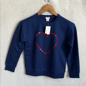 J Crew Crewcuts Shirt Girls Medium Blue - Picture 1 of 3