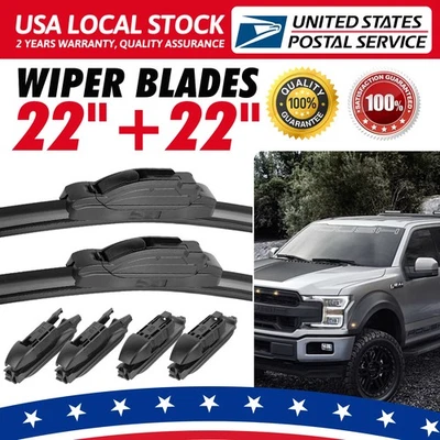 Juego de 2 limpiaparabrisas para Chevrolet Silverado1500/2500/3500 1999-2006 Foto 1 de 4