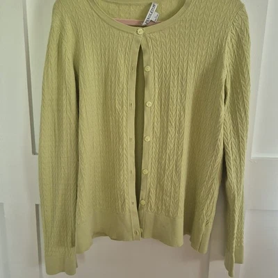 PENDLETON Knit Women’s Button Up Cardigan Lightweight Size Large Gree - Image 1 of 4