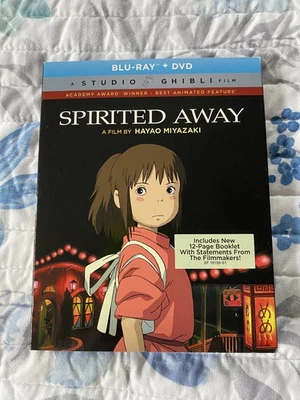 Spirited Away (Blu-ray/DVD, 2-Disc Set, 2017) NEW with Slip Cover - Image 1 of 4