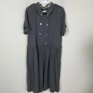 Burberry Gray Knit Fit & Flare Dress *(10-12) - Picture 1 of 9