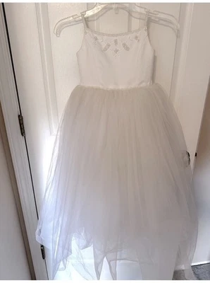 Vestido David’s Bridal Michealangelo Flor Niña Talla 5 Foto 1 de 4