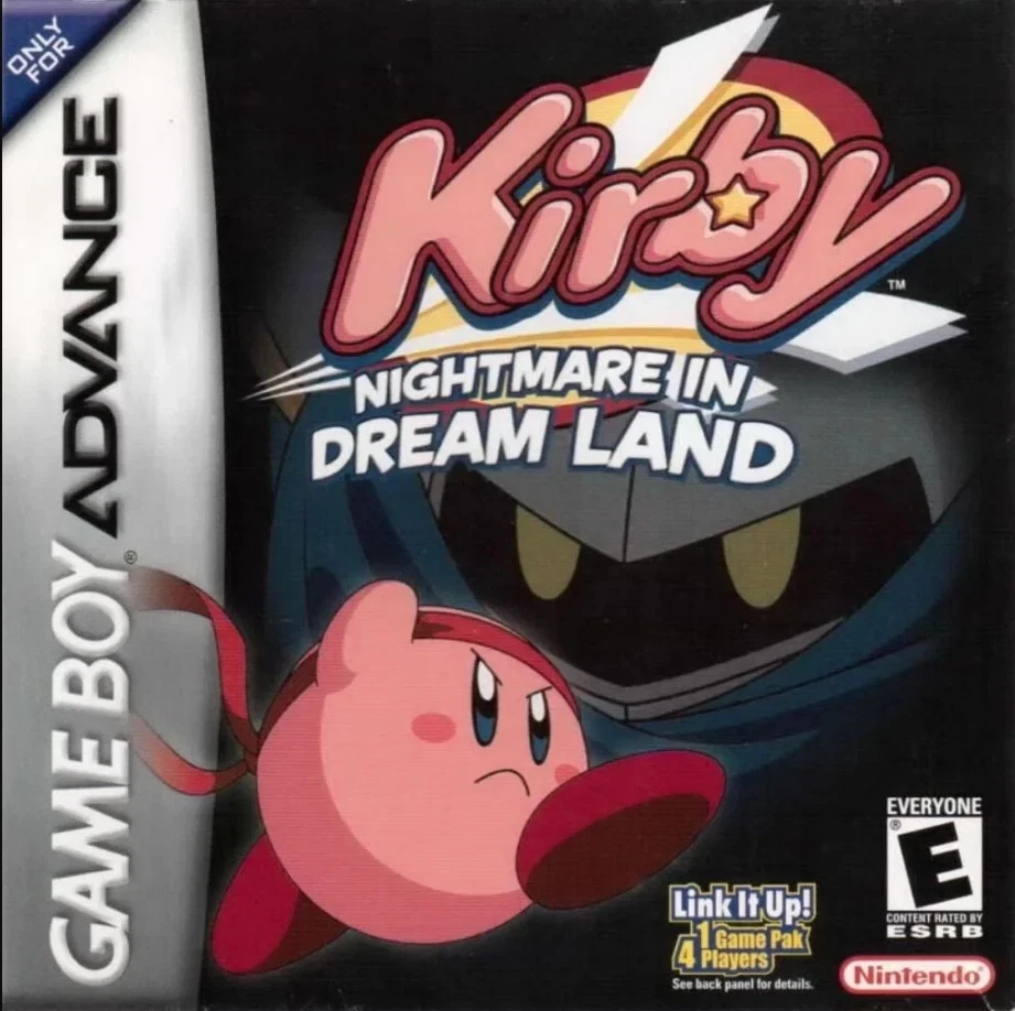 Cartucho Kirby Nightmare in Dream Land Nintendo Game Boy Advance PROBADO FUNCIONANDO Foto 1 de 1