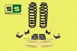 2" / 5" Lowering Drop Kit Coil Springs Shackles FOR 04 - 08 Ford F-150 V8 - Picture 1 of 1
