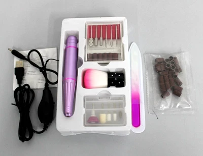 Nagelfräser, 11 In 1 Elektrische nagelfräser Maniküre Set, Lila 20000 U/Min NEU - Bild 1 von 2