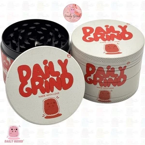 Made with Love Orange 50mm Metall 4teilig Tabak Grinder Zerkleinerer süße Geschenkidee - Bild 1 von 21