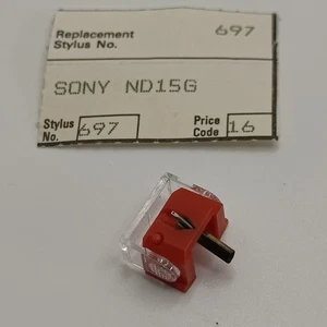 Vintage Eurochannels No. 697 Record Stylus Needle For Sony ND15G - Imagen 1 de 7