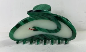Winona Irene Serpent Hair Claw Jade Green Brave Daughters Mushroom Zircon - Picture 1 of 5