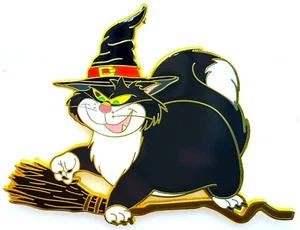 Prendedor de intercambio DISNEY - LUCIFER como Halloween CATO BRUJA en ESTUBO / Cenicienta Edición Limitada - Imagen 1 de 2