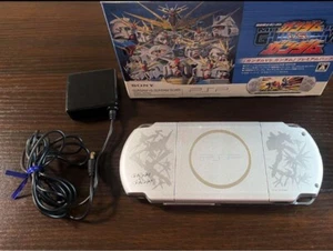 Sony PSP 3000 Gundam VS Gundam Silver Limited Edition Console Boxed From Japan - Picture 1 of 6