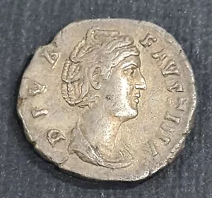 Roman Coin, Diva Faustina Snr, AD 138-192, Silver Denarius, Sear N 4581, RIC358 - Picture 1 of 6