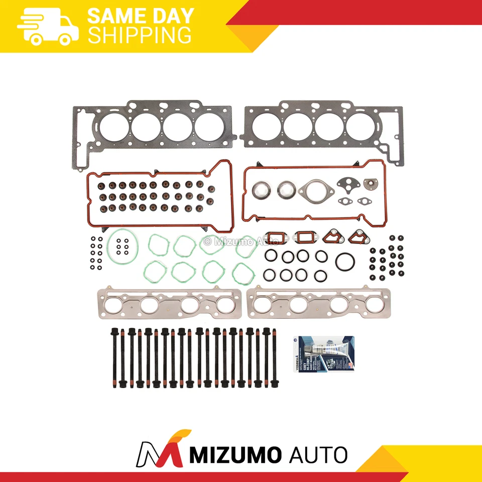Juego de pernos de junta de culata aptos 06-11 Cadillac DTS Buick Lucerne 4.6 DOHC 32V VIN Y, 9 Foto 1 de 4