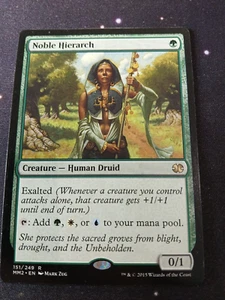 Noble Hierarch - Magic the Gathering MTG Masters NM Green Human Druid - Picture 1 of 1