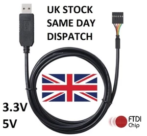TTL-232R-3V3 5V USB zu TTL Seriell Konverter Kabel FTDI Chipsatz FT232RL - Bild 1 von 3