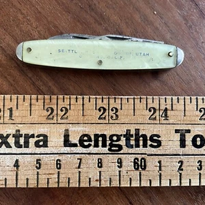 Camillus New York Folding Pocket Knife Vintage USA Pearl Handle - Picture 1 of 4