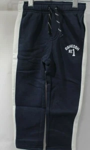 Oshkosh B'gosh Toddler Sweat Pants Drawstring Waist Navy Blue No.1 Logo NWT - Picture 1 of 4