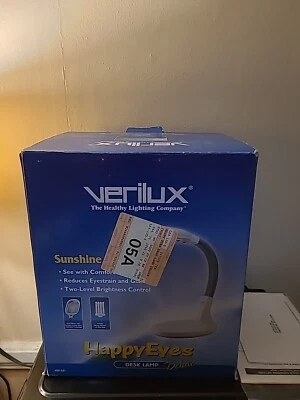 Verilux Seasonal Affective Natural Daylight "Happy Eyes" Gooseneck Desk Lamp - Image 1 of 4