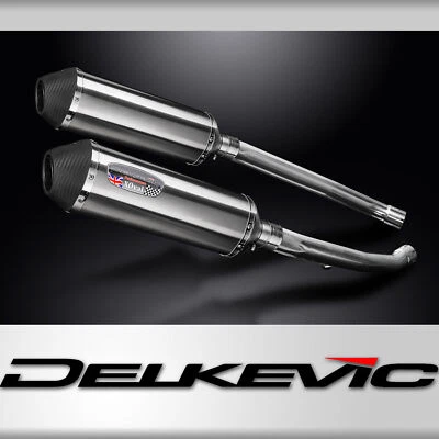 Kawasaki ZX-14R 2012-2023 Slip On 13.5" X-Oval Stainless Exhaust Muffler Kit - Image 1 of 4