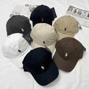 Polo Cap Baseball Mens Beige Black Unisex Christmas Gift Adjustable (AU-Sale ) - Picture 1 of 7