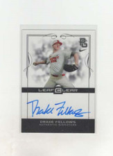 2015 Leaf Ultimate Draft Perfect Game Clear Drake Fellows #BA-DF2 Auto