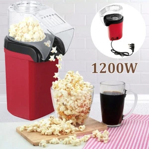 1200W Electric Popcorn Maker Oil Free Hot Air Popper Machine Healthy Pop Corn - Picture 1 of 11