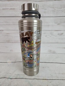 New Catstudio Great Smoky Mountains Thermal Stainless Bottle 18 ounces - Picture 1 of 8