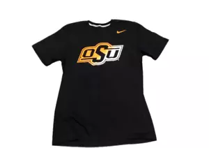 Nueva camiseta pequeña negra con logotipo degradado Nike de los Oklahoma State Cowboys nueva con etiquetas - Imagen 1 de 1